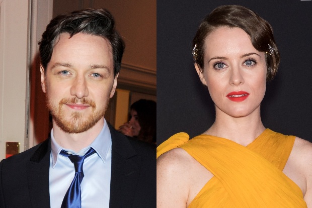 James McAvoy and Claire Foy, the lead actors in Sixteen Films' upcoming film, My Son